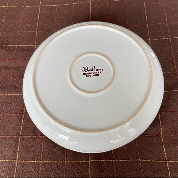 Westbury Danby Vintage 8 10” Dinner Plates Brown Tan Floral MCM - Rare! - Picture 7 of 9